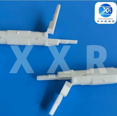 सफेद FTTH फाइबर ऑप्टिक फ्यूजन संरक्षण गोल बॉक्स के लिए ड्रॉप केबल फाइबर ऑप्टिक फ्यूज