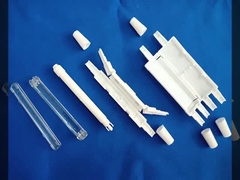 एफटीटीएच इनडोर मिनी स्प्लिट संलग्नक ड्रॉप फाइबर केबल स्प्लिटर सुरक्षा बॉक्स 3 कोर