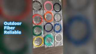 पारदर्शी आउटडोर फाइबर ढीली ट्यूब 1000 मी